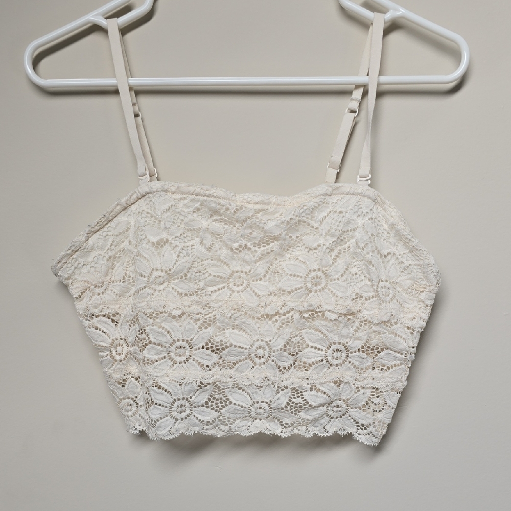 SO Cream Lace Camisole Top